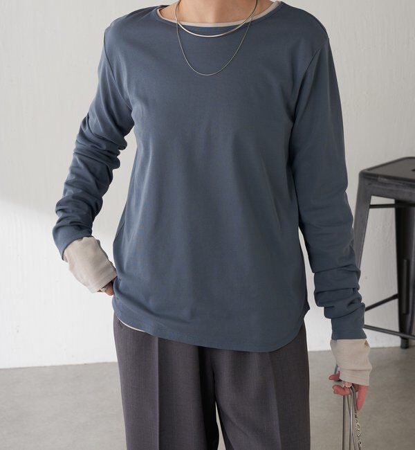  「ベーシックシアーロンT」|Tシャツ・カットソー|