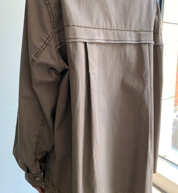  「リヨセルピグメントビッグシャツ」|シャツ・ブラウス|