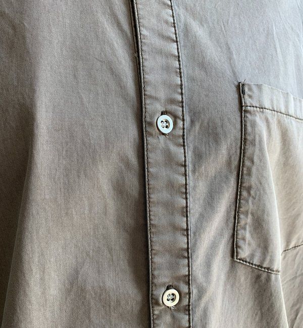  「リヨセルピグメントビッグシャツ」|シャツ・ブラウス|