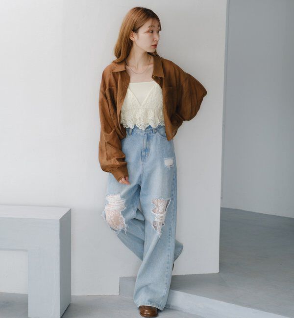  「レースキャミビスチェ」|キャミソール|