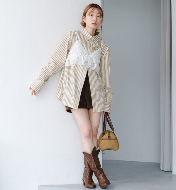  「レースキャミビスチェ」|キャミソール|