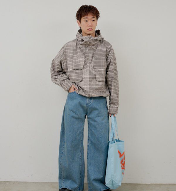  「【WHIMSIC/2サイズ展開/SETUP対応】サイドタックデニムパンツ」|デニム|