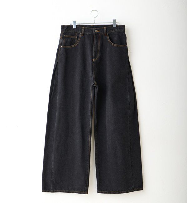  「【WHIMSIC/2サイズ展開/SETUP対応】サイドタックデニムパンツ」|デニム|