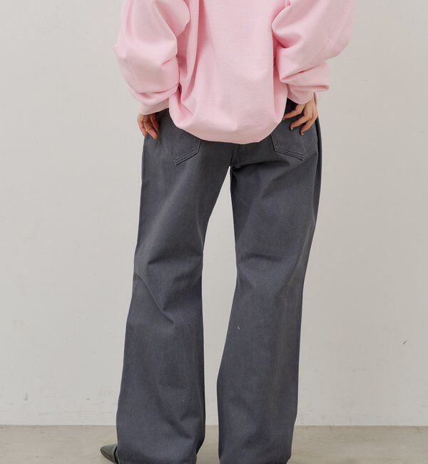  「【WHIMSIC/2サイズ展開/SETUP対応】コットンツイルニータックパンツ」|チノ|