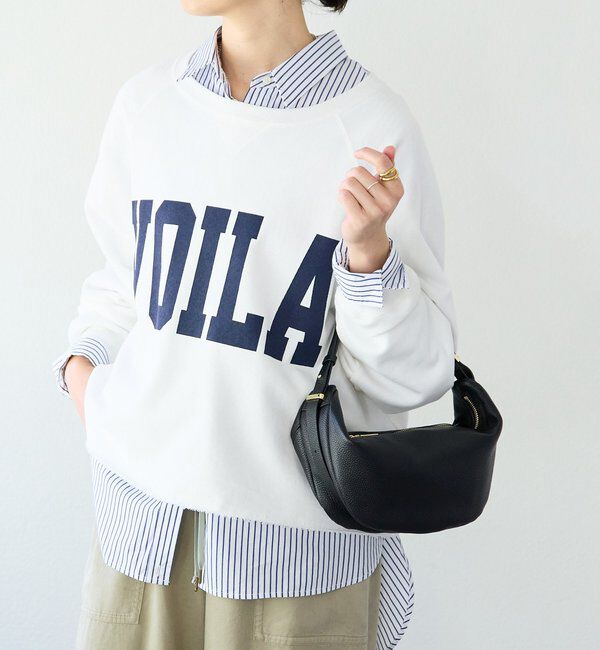  「【Yossshiiii企画】ワイドロゴカットオフスエット」|Tシャツ・カットソー|オフホワイト