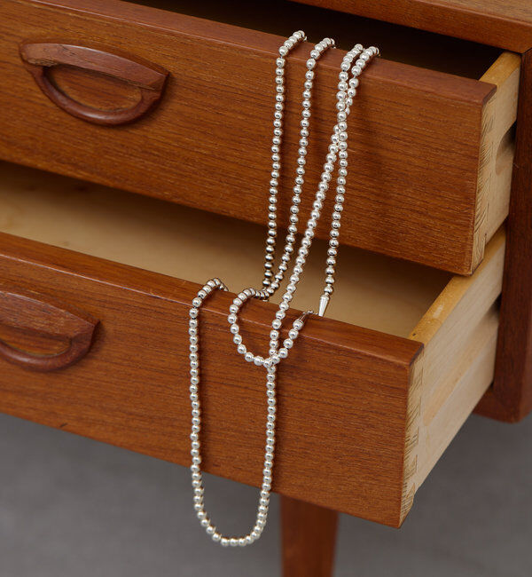  「ボールビーズロングネックレス」|リング|