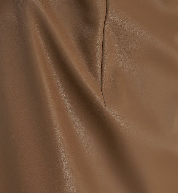  「フェイクレザータイトスカート」|スカート|