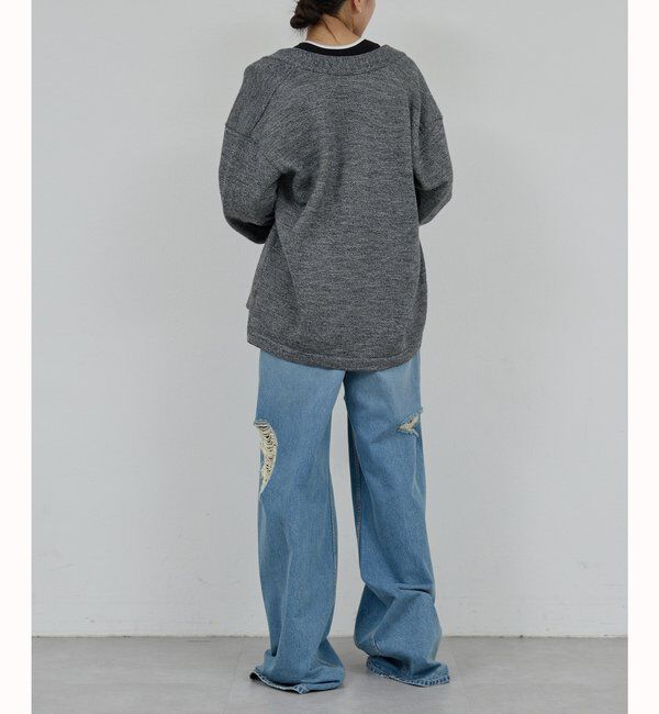  「【PEAS】レタードニットカーディガン」|ニット・セーター|