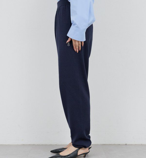  「【WALANCE】シーウール&times;オーガニックコットンニットパンツ/別注」|チノ|