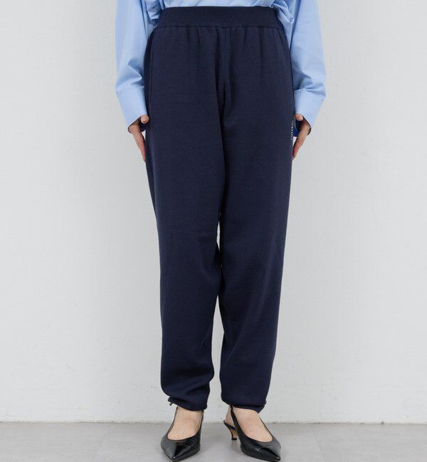  「【WALANCE】シーウール&times;オーガニックコットンニットパンツ/別注」|チノ|