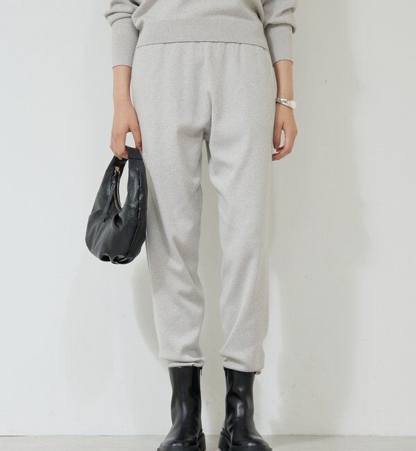  「【WALANCE】シーウール&times;オーガニックコットンニットパンツ/別注」|チノ|