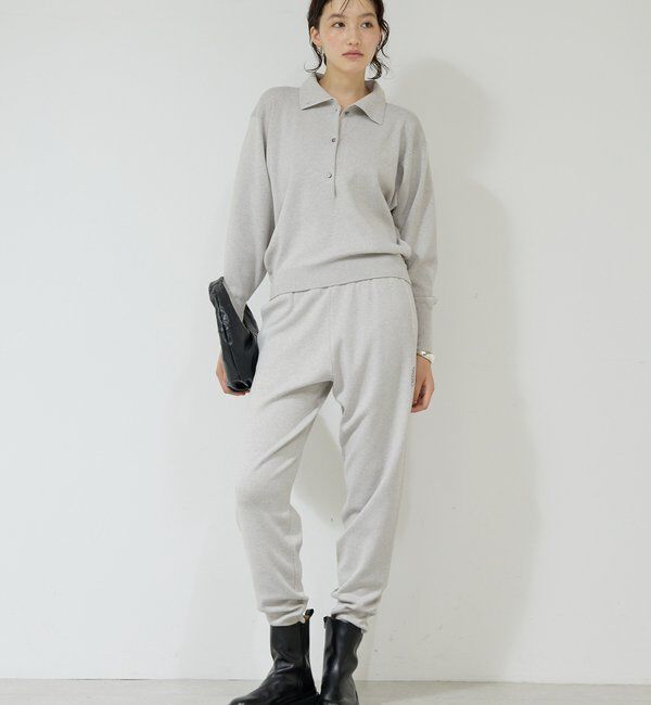  「【WALANCE】シーウール&times;オーガニックコットンニットパンツ/別注」|チノ|