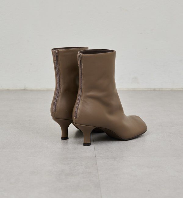  「【2.718】オブリークショートブーツ」|ショートブーツ|