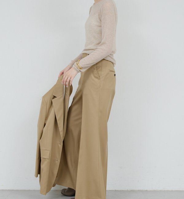  「【HERITANOVUM】 クルーリブニット」|ニット・セーター|