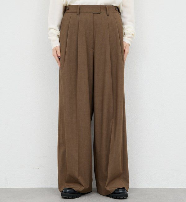  「【SACHIKOコラボ】2タックワイドパンツ」|チノ|