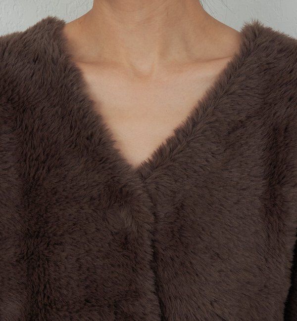  「【2WAY】フェザーヤーンカーデ」|ニット・セーター|