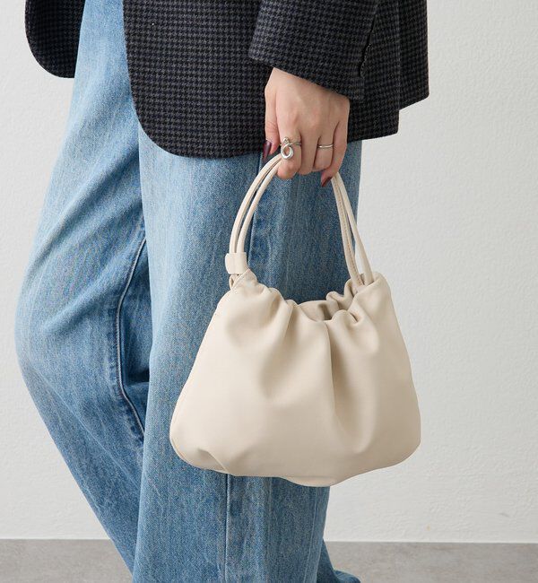  「レザー巾着4WAYショルダーバッグ」|ショルダー・メッセンジャー|