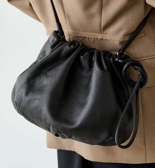  「レザー巾着4WAYショルダーバッグ」|ショルダー・メッセンジャー|