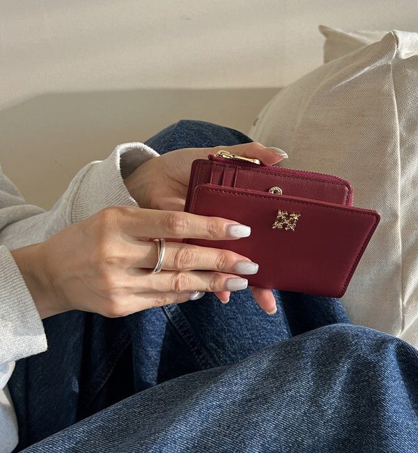  「ミニモノグラムプレートハーフウォレット」|財布|