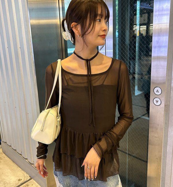  「ドットティアードプルオーバー」|Tシャツ・カットソー|