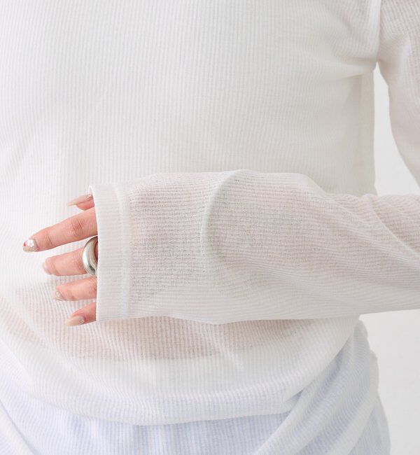  「バックシャンロングTシャツ」|Tシャツ・カットソー|