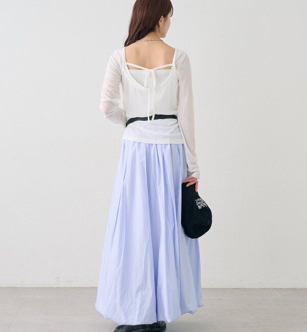  「バックシャンロングTシャツ」|Tシャツ・カットソー|