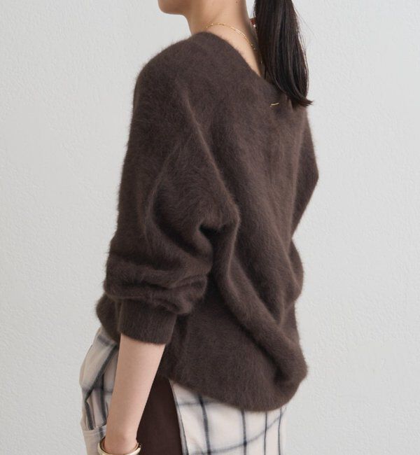  「FURカシミヤVニット」|ニット・セーター|