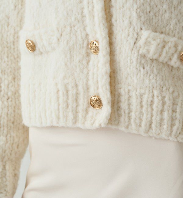  「【20周年限定】イタリアヤーン手編みニットカーデ」|ニット・セーター|