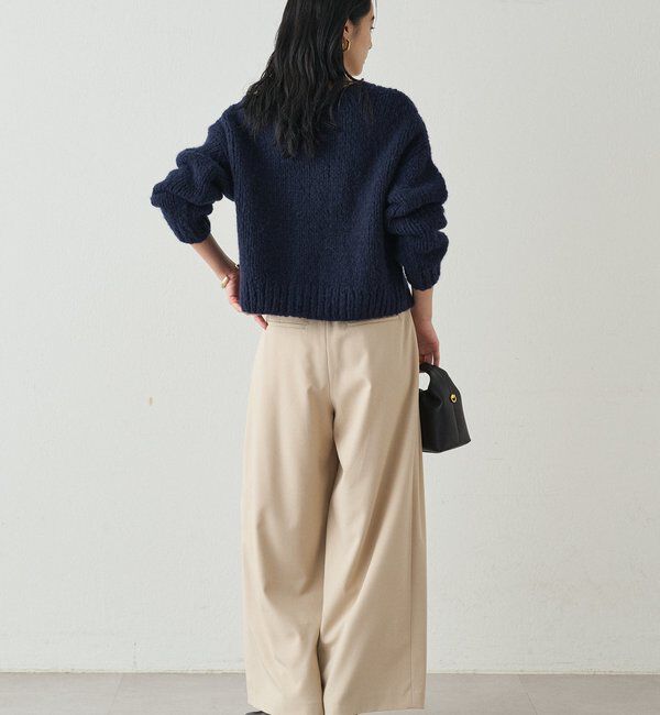  「【20周年限定】イタリアヤーン手編みニットカーデ」|ニット・セーター|