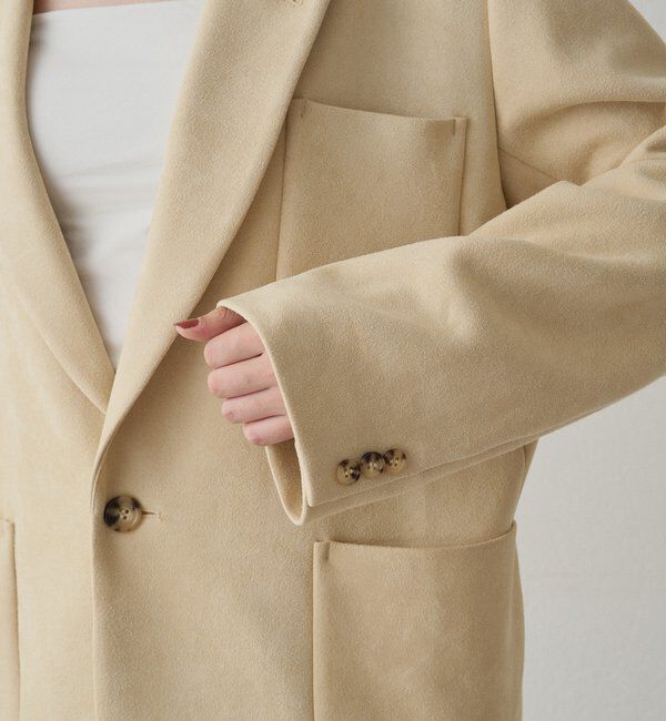  「フェイクスウェードジャケット」|ベスト・ジレ|