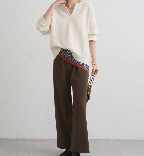  「イージーワイドパンツ」|チノ|