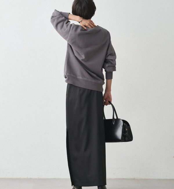  「スリットサテンタイトスカート」|スカート|