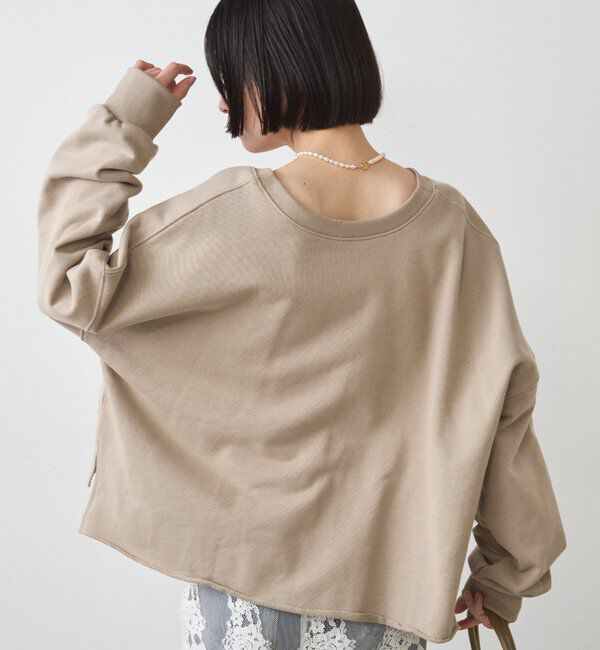  「スキッパーショートスウェット」|Tシャツ・カットソー|