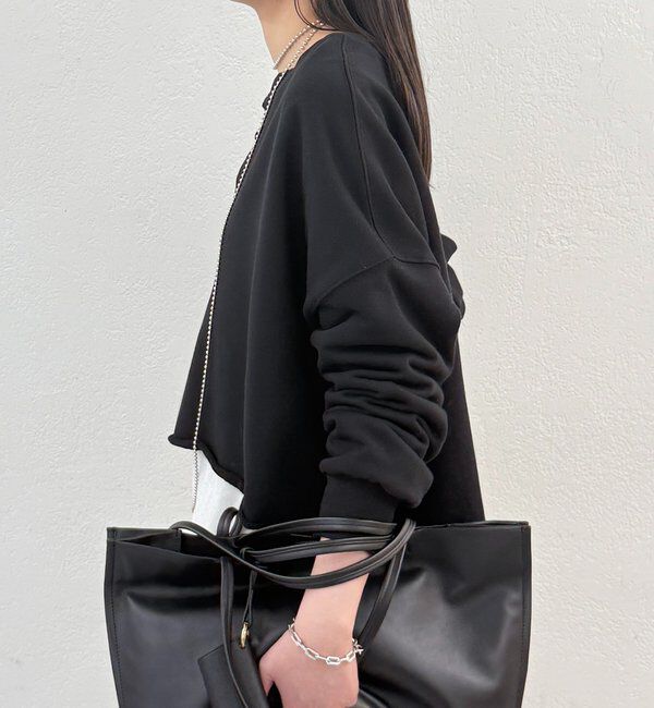  「スキッパーショートスウェット」|Tシャツ・カットソー|