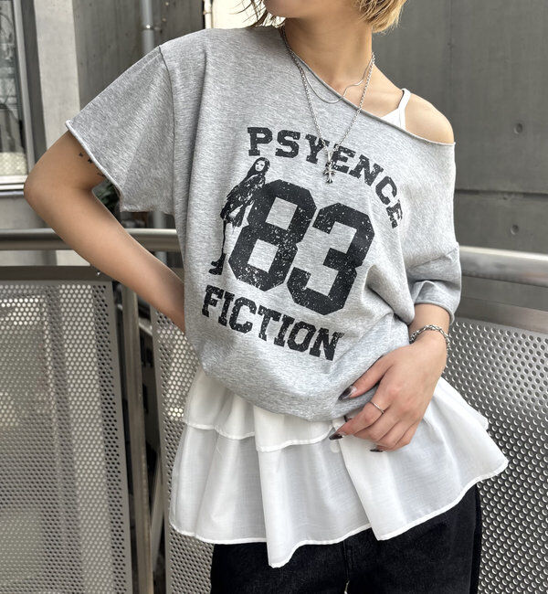  「【新色追加】エリオットオフショルTEE」|Tシャツ・カットソー|グレー