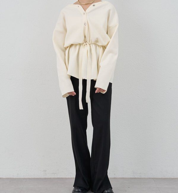  「3WAYペプラムカーディガン」|カーディガン|