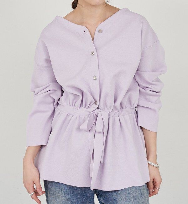  「3WAYペプラムカーディガン」|カーディガン|