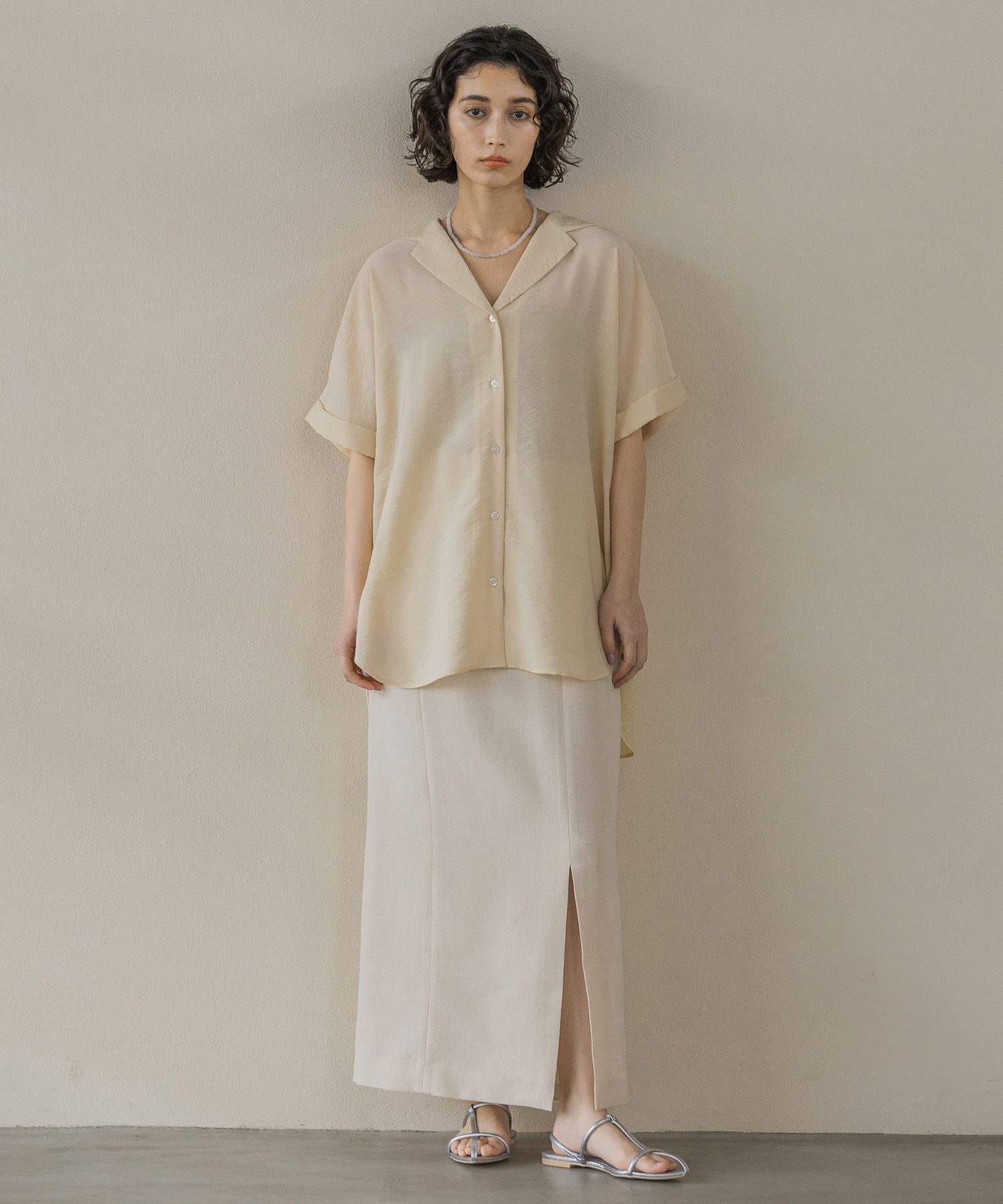 A part by 「【洗える】シアーカイキンBIGシャツ」|シャツ・ブラウス|