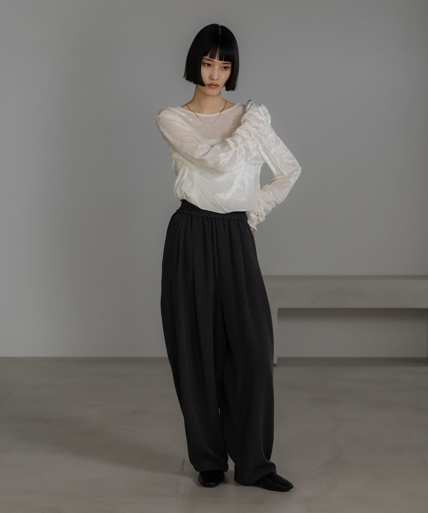 LOWRYS FARM「ベロアドットＬＳ」|Tシャツ・カットソー|