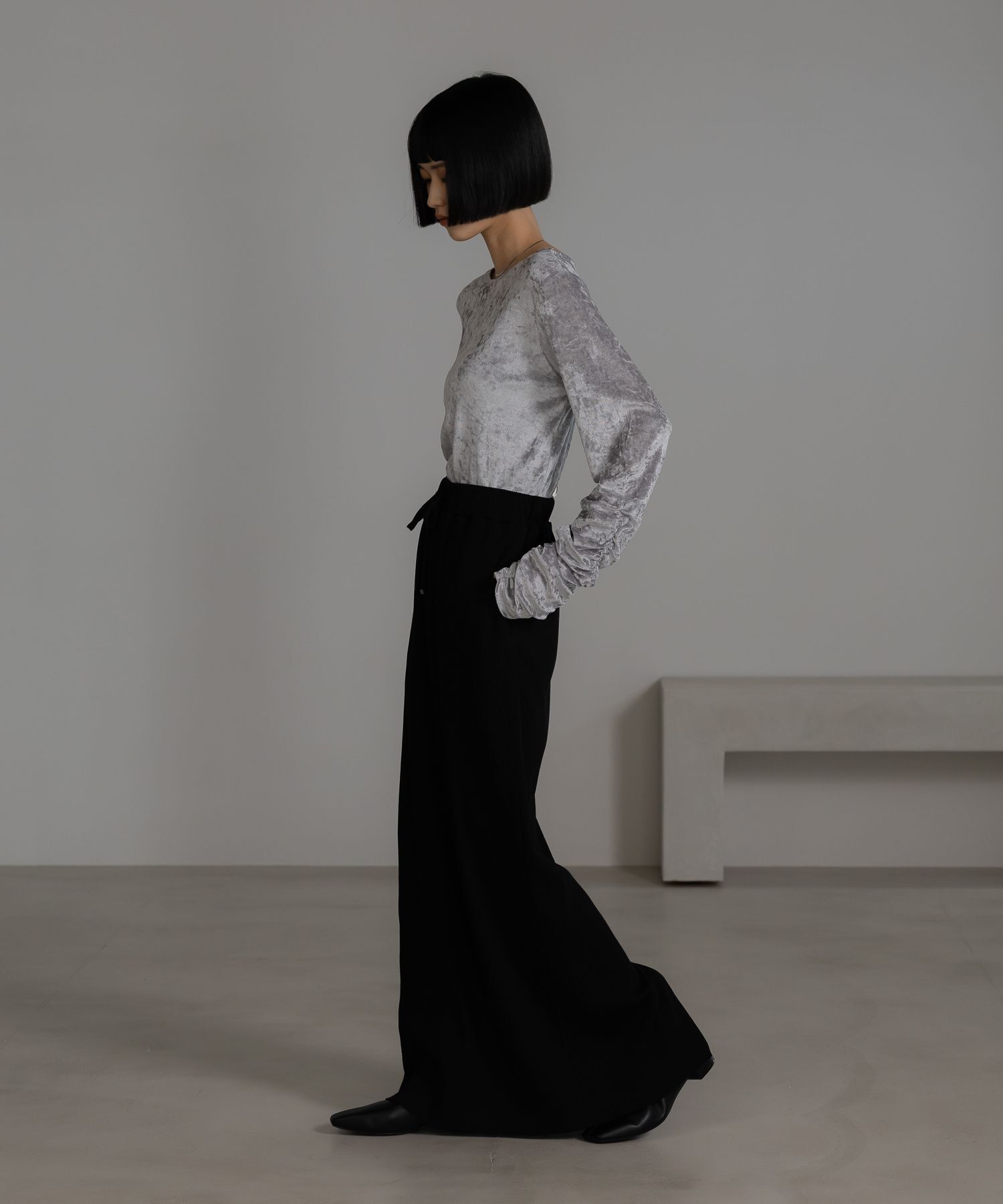 LOWRYS FARM「ベロアドットＬＳ」|Tシャツ・カットソー|