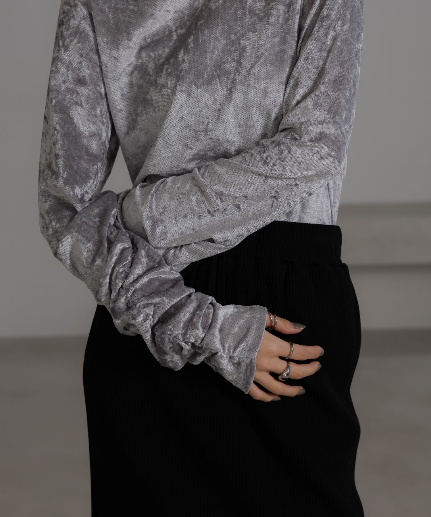 LOWRYS FARM「ベロアドットＬＳ」|Tシャツ・カットソー|