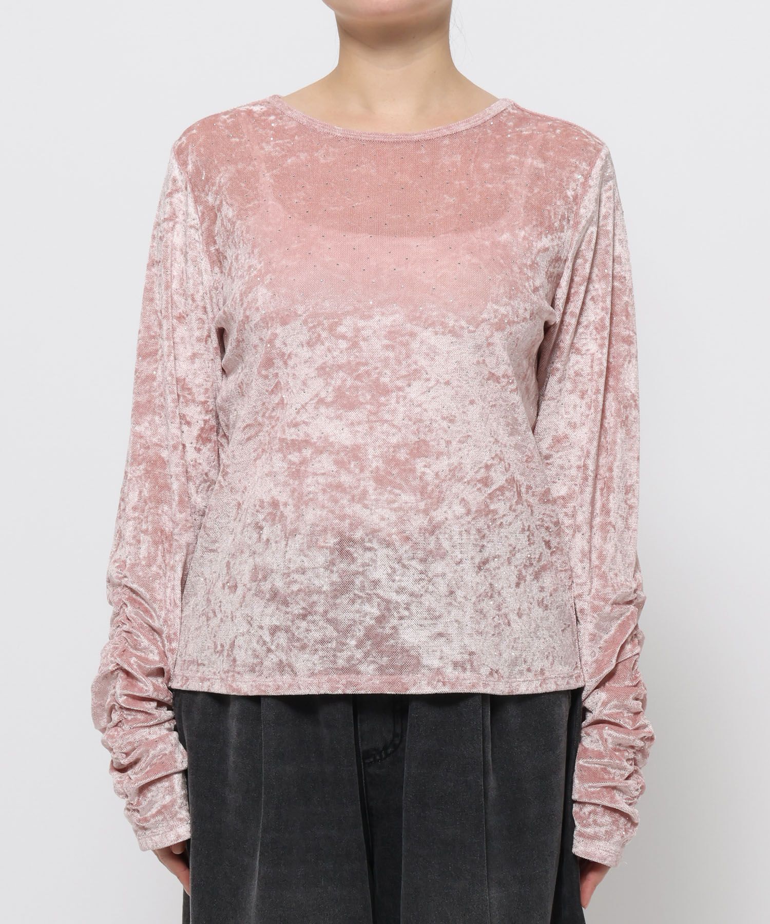 LOWRYS FARM「ベロアドットＬＳ」|Tシャツ・カットソー|