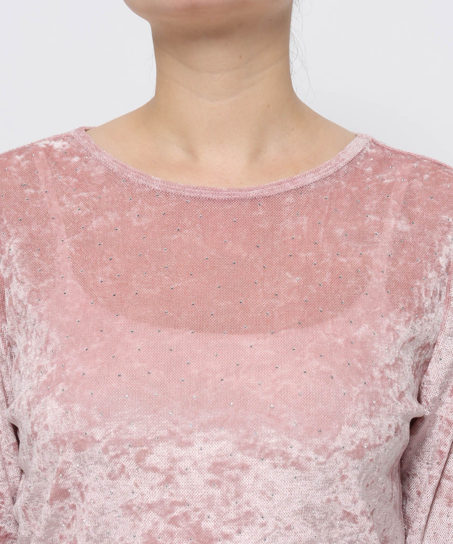 LOWRYS FARM「ベロアドットＬＳ」|Tシャツ・カットソー|