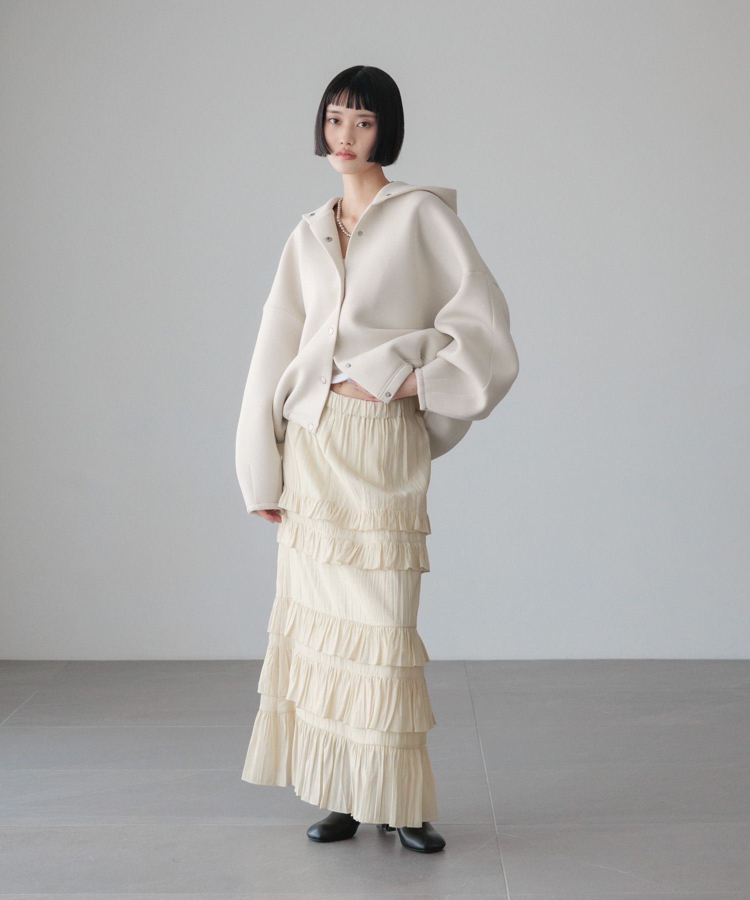 LOWRYS FARM「ダンボールフードブルゾン」|その他|