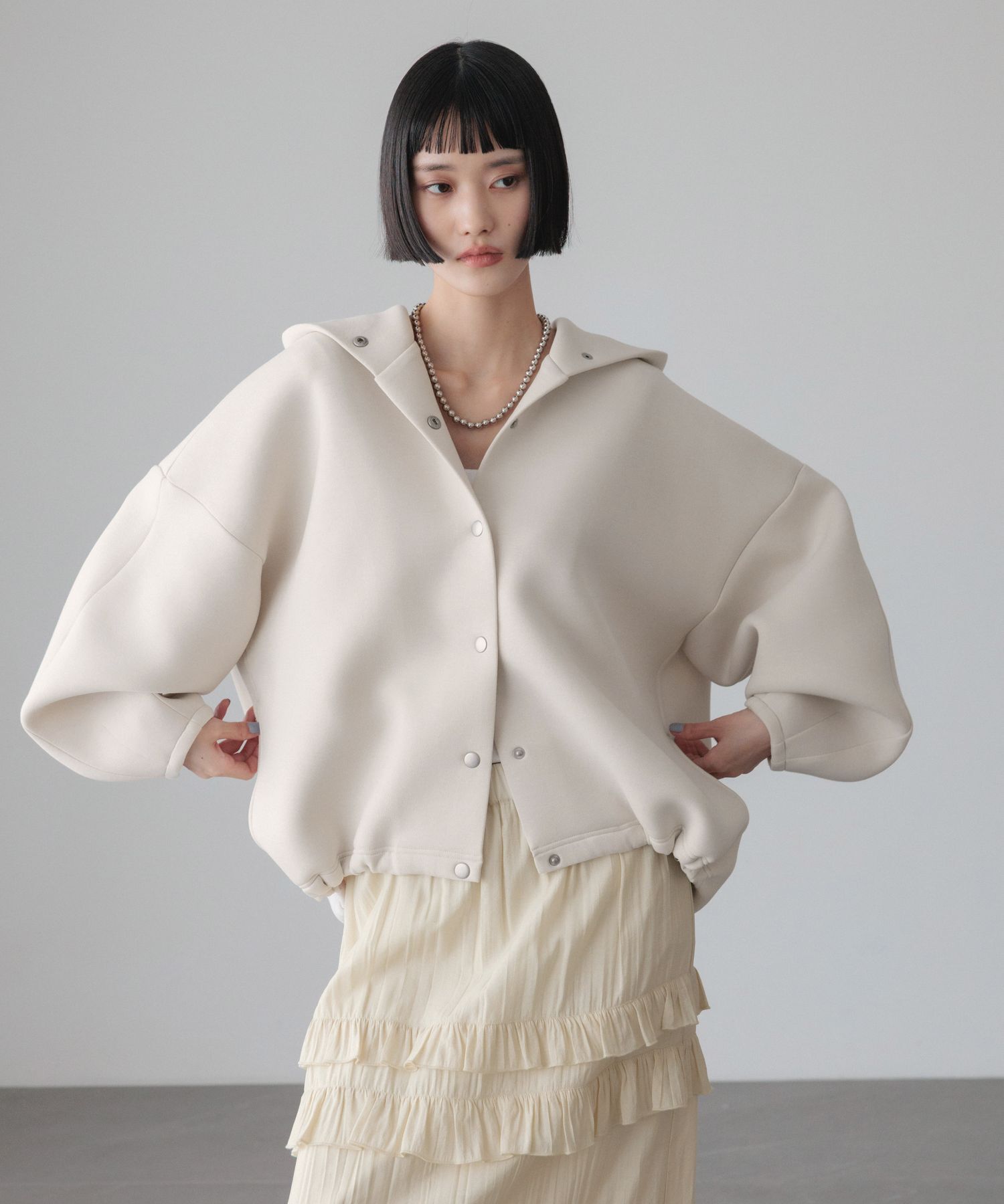 LOWRYS FARM「ダンボールフードブルゾン」|その他|