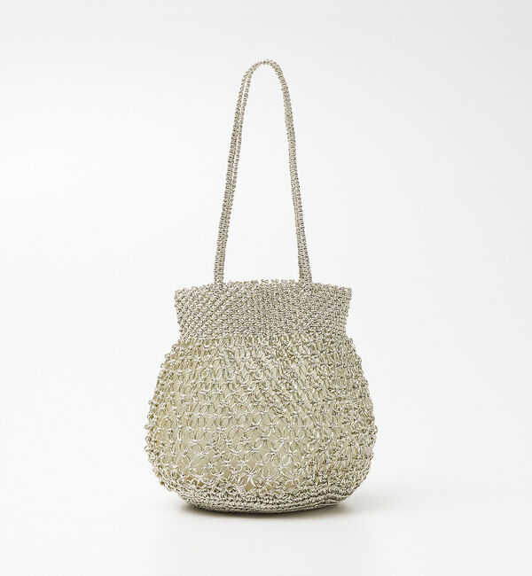 collex「【ANANS】SMALL マクラメ メタリック トートバッグ」|トートバッグ|