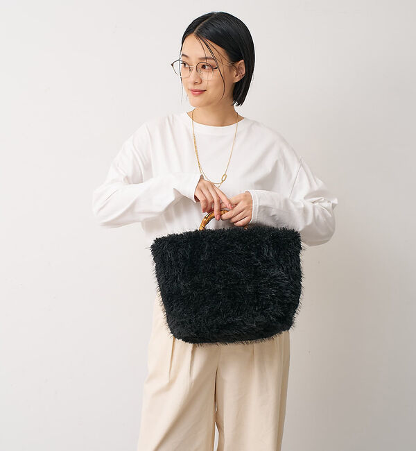 collex「【WEB限定】【EARTH MADE】ファーバンブートートバッグ」|トートバッグ|