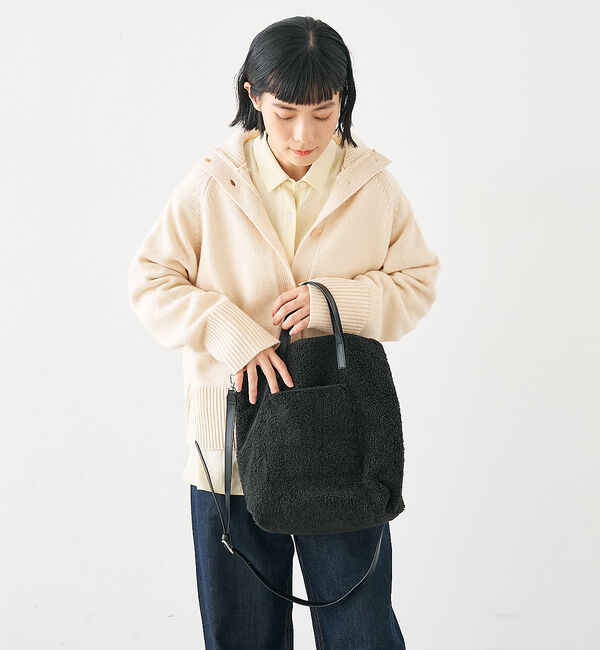 collex「2WAYリバーシブルボアトートバッグ」|トートバッグ|