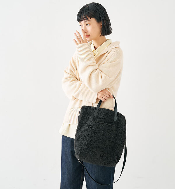 collex「2WAYリバーシブルボアトートバッグ」|トートバッグ|