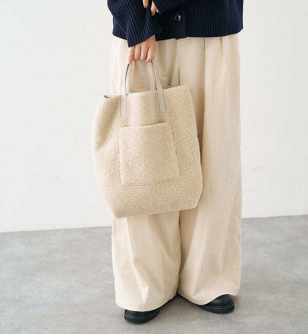 collex「2WAYリバーシブルボアトートバッグ」|トートバッグ|